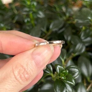 Sterling Silver Dotted Stackable Band Ring